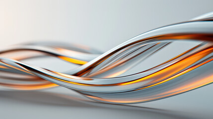 Abstract liquid gold texture with soft waves and flowing lines creates mesmerizing visual experience. interplay of light and color evokes sense of fluidity and elegance