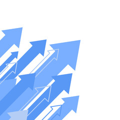 Abstract Arrows Corner Border