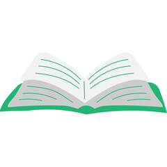 Hand Drawn Open Book