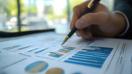 analysis working financial results. Analysis of sales forecast graphs, financial accounting Abstract digital effect for background Latest analysis of work with leadership Graphs to view financial acc 