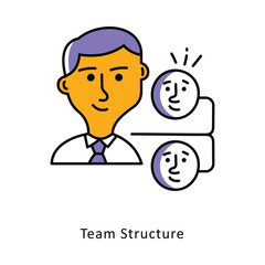 Team Structure isometric stock illustration. EPS File stock illustration
