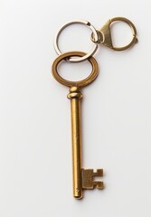 key on white background.