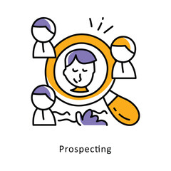 Prospecting isometric stock illustration. EPS File stock illustration