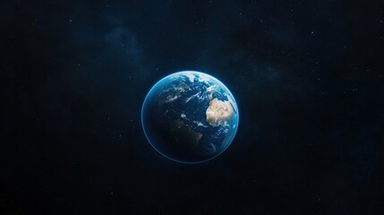 Obraz premium Stunning view of the earth from space