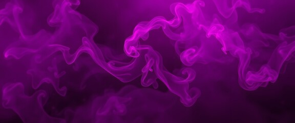 Fototapeta premium Fuchsia and Purple Galaxy Smoke Swirl Background