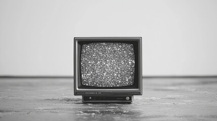 TV Static White Noise Minimalist Wallpaper
