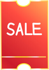 Gold Luxury SALE tag
