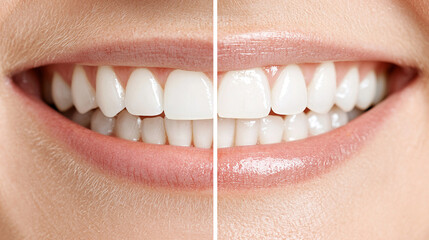 Transformative teeth whitening stunning before and after visuals show the power of enhanced smile makeovers