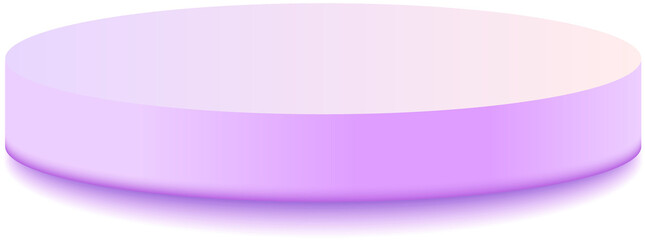 Platform or empty pedestal. Podium for product 