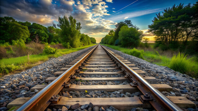 railway in the countryside