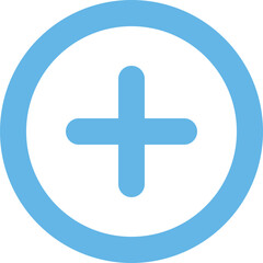 Fototapeta premium Circle Plus icon logo design