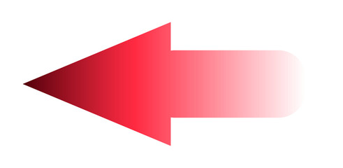 Arrow sign color icons gradient color transparent