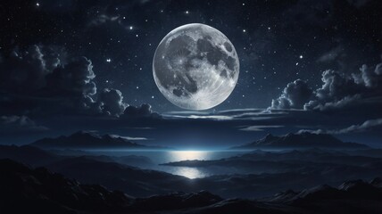 sky with moon