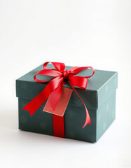 Obraz premium holiday gift box on white background
