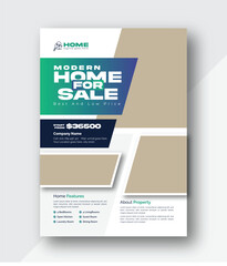 a brochure for sale with a house sale sign