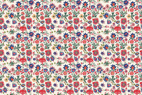 hungarian folk pattern pattern . seamless texture pattern. abstract background