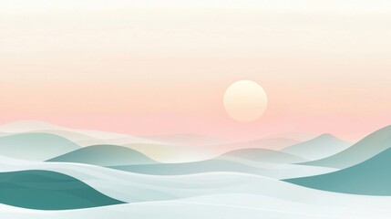 Fototapeta premium Whispers of Serenity: Embrace the Stillness
