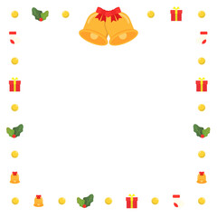 Christmas illustration pattern design. Christmas object illustration. Pretty Christmas background. Transparent background