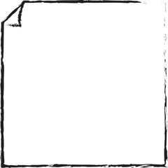 Cute Hand drawn Doodle Banner and Ribbon isolated on white background for your Design. Bullet journal Ideas. Girly Stuff. Sticky Notes.