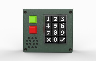 Keypad 3D model