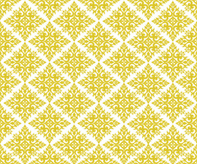 seamless pattern with leaves, Damask pattern, Vector Illustration elegant for textile, fabric, bedding, wall paper, carpet, interior, decoration