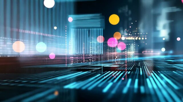  digital high technology idea for data mining concept