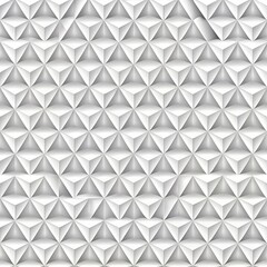 white seamless triangle background pattern Background. Ai Generated