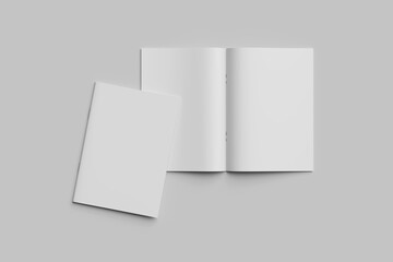 A4 Brochure Blank Mockup