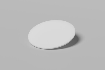 Paper Coaster Blank Mockup