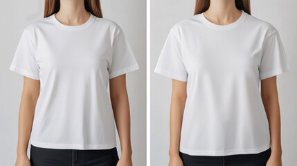 Crisp White Shirt with Front and Back View