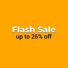 Flash Sale: 26% Off for a Limited Time!