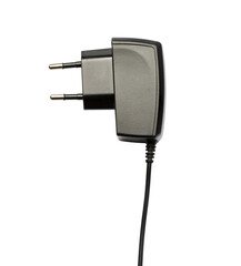 Electric plug isolated on the white background