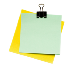 Stickers and clip isolated on the white background