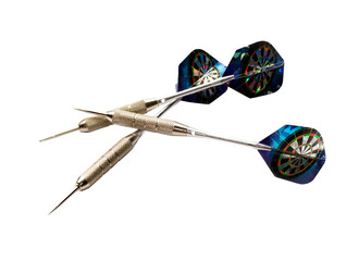 Darts arrows isolated on white background