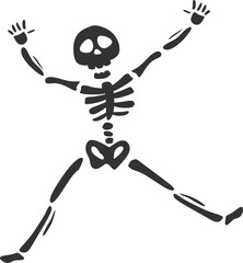 Star Jump Dancing Skeletons - Halloween