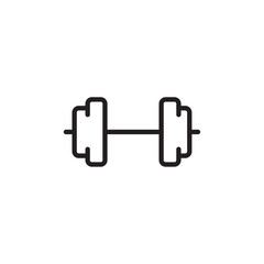Weight icon Flat line illustration