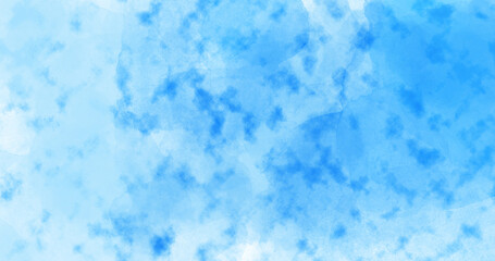 watercolor blue background