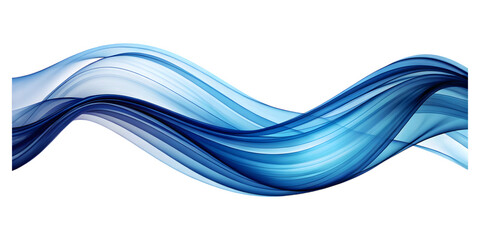 abstract blue wave curve lines designs on white background