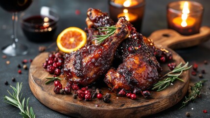 Modern Twist on Rustic Food Presentation