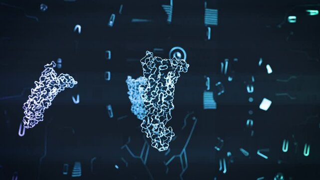 Glucagon-like peptide 1 (GLP1, 7-36) molecule The glucagon like peptide-1 receptor has a strong effect on the management of type 2 diabetes mellitus. 3d rendering