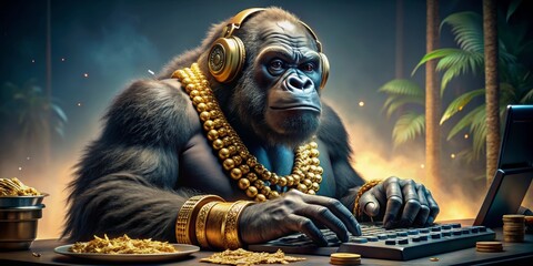 portrait of a monkey 