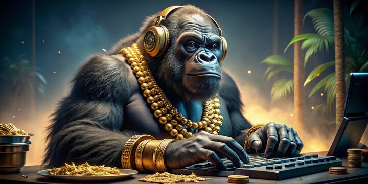 portrait of a monkey 