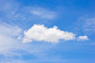 blue sky and clouds