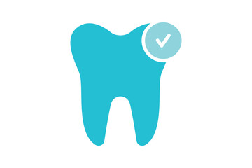 Dental icon. solid icon style. icon related to medical. health elements vector illustration