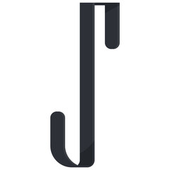 Wreath hanger vector cartoon illustration isolated on a white background.