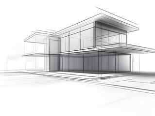 Diseño dibujo de proyecto arquitectura arquitecto