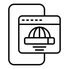 Mobile Web Icon