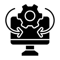 Naklejka premium Application Icon