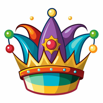 recommend clip art: clown hat illustration