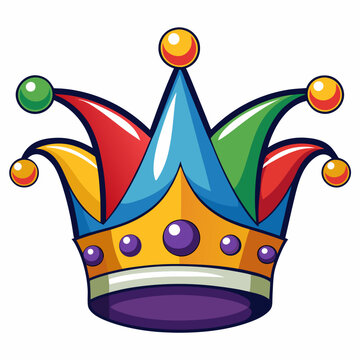 recommend clip art: clown hat illustration